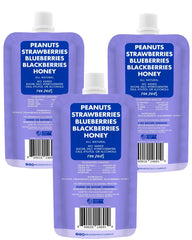 Buddy Budder dog peanut butter squeeze texture ideal for training sessions.