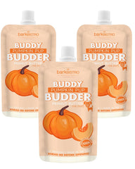 Buddy Budder pumpkin-pup-squeeze-pack-3pack: convenient, mess-free on-the-go treats.