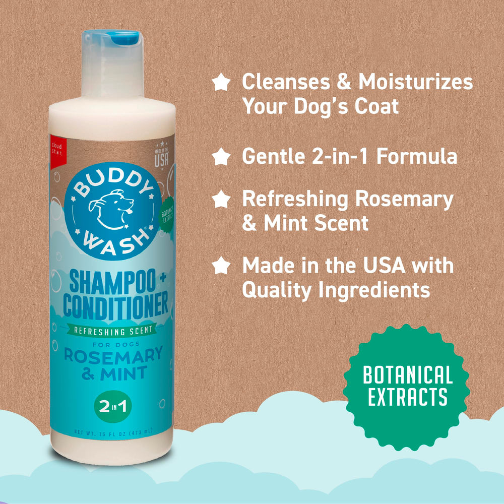 Buddy Wash made-in-USA label on bottle