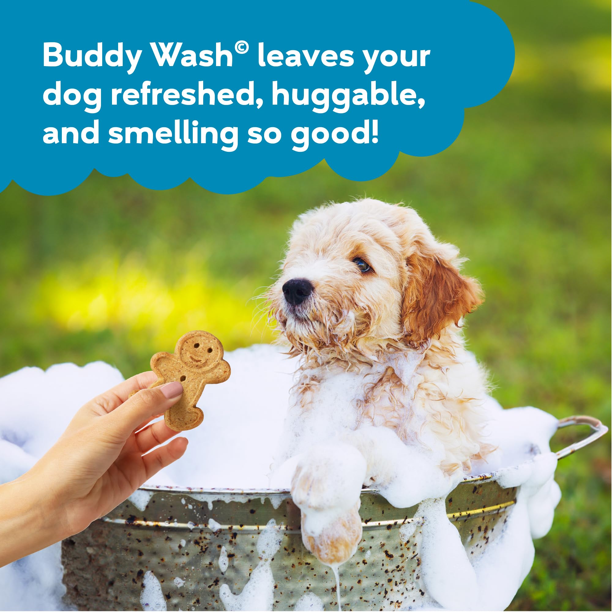 Buddy Wash recyclable bottle for eco-friendly grooming