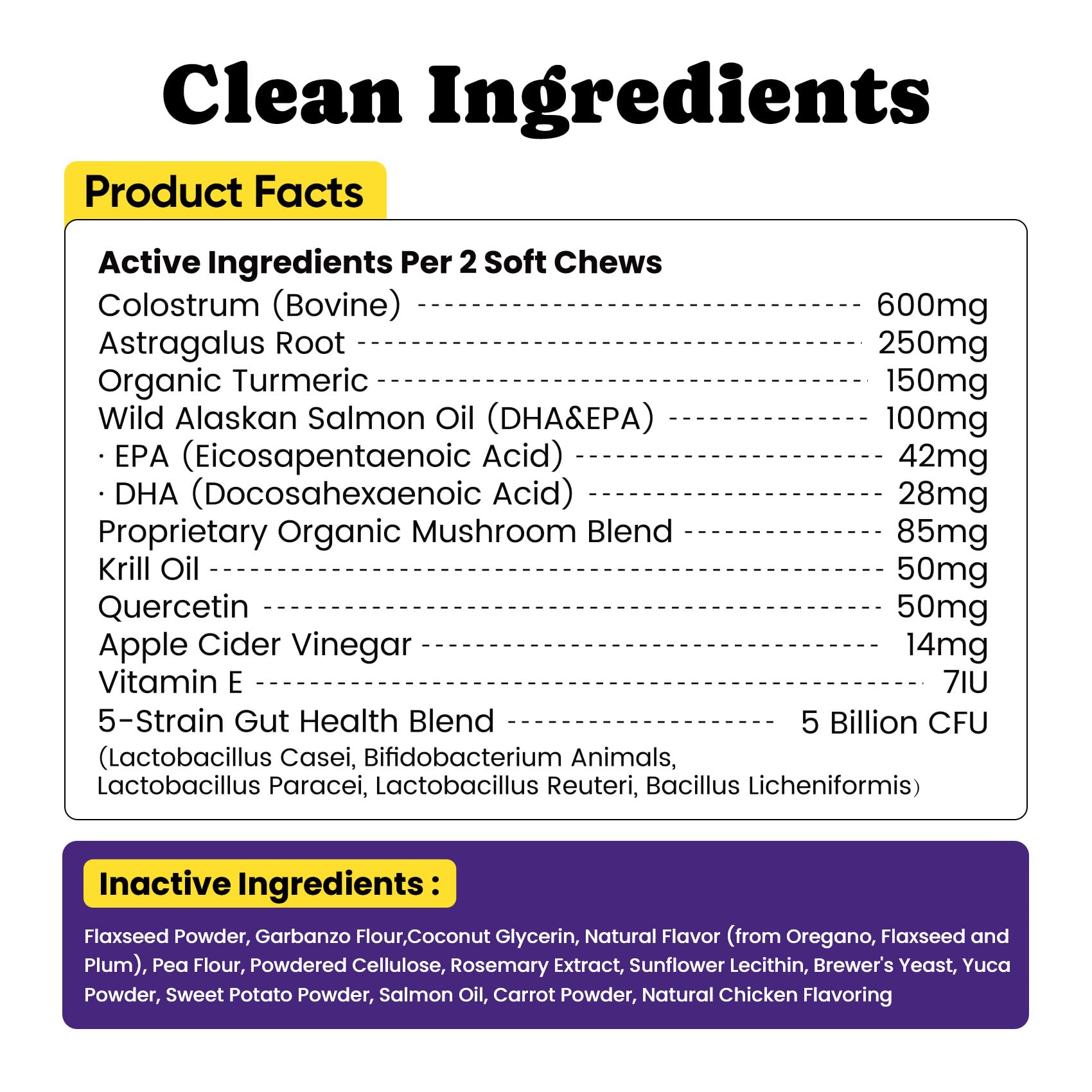 BuddyCheer dog dosing-jar closeup illustrates 180-count convenience