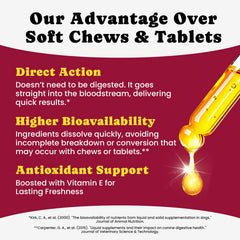 BuddyCheer dog-using-drops highlights convenient dosing for pain-free play.