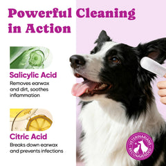 BuddyCheer ear wipes pet use dogs cats ideal for both dogs and cats.