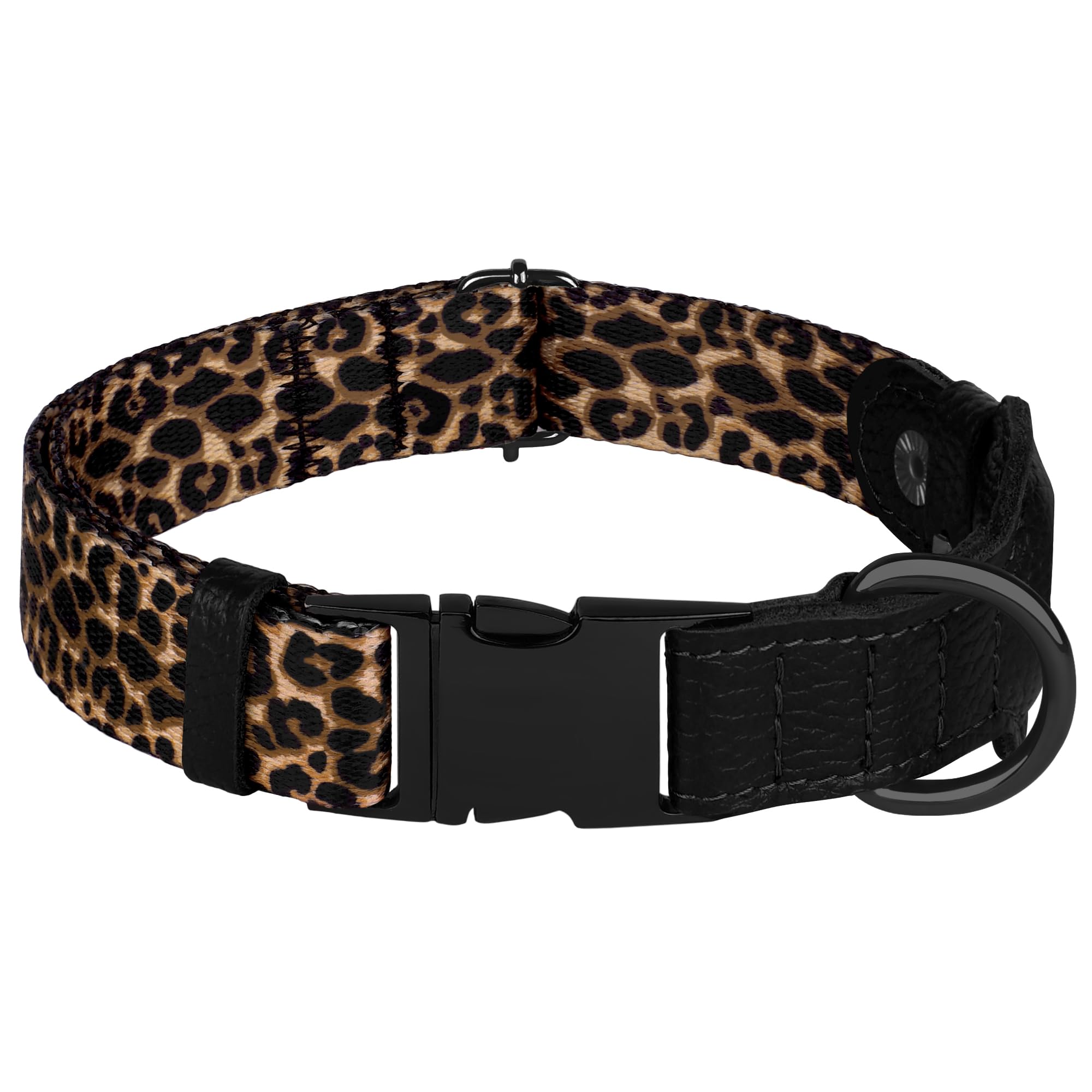 BUDKAS AirTag dog-collar airtag-holder keeps the tracker secure during walks