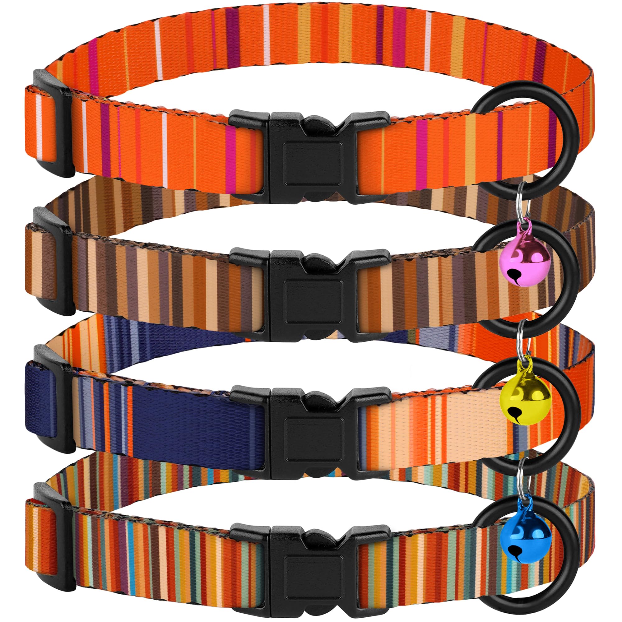 BUDKAS cat collar with bell helps locate your pet and adds playful sound