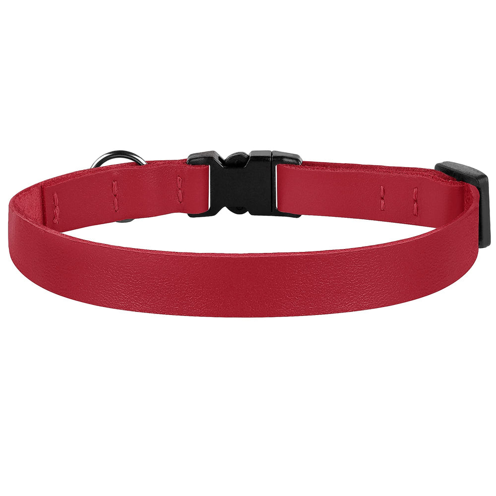 Budkas cat-collar-safety-breakaway-buckle provides quick release for safety during play.