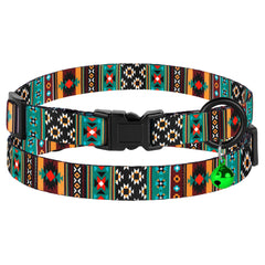 Budkas cat collars crossandra geometric pattern close-up with smooth edges for daily wear