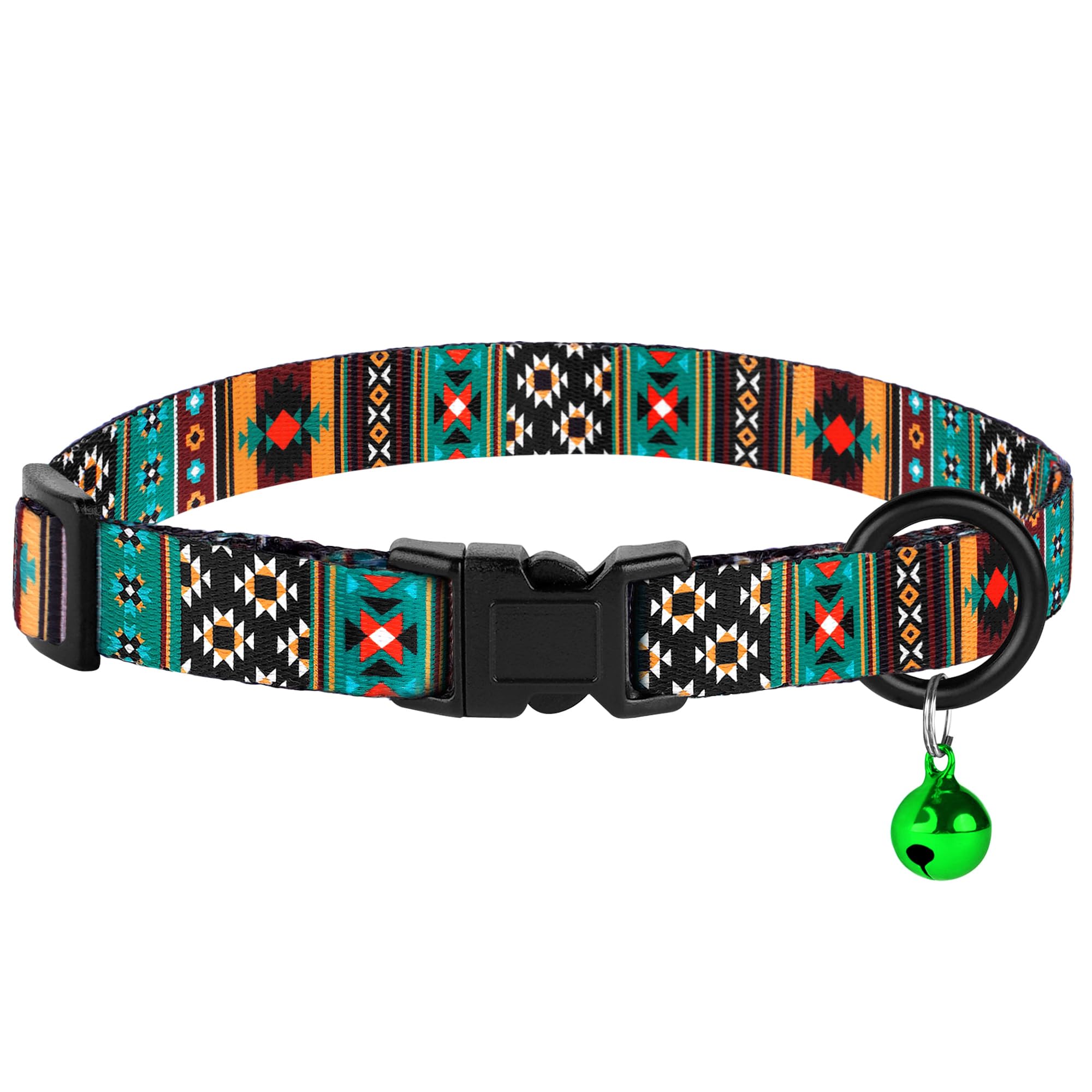 Budkas cat collars removable bell close-up suggesting easy location tracking for pets