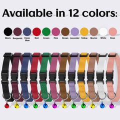 Budkas leather cat collar with bell helps locate your pet by sound