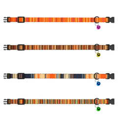 BUDKAS soft nylon cat collar adjustable 7-11 inches for comfortable all-day wear