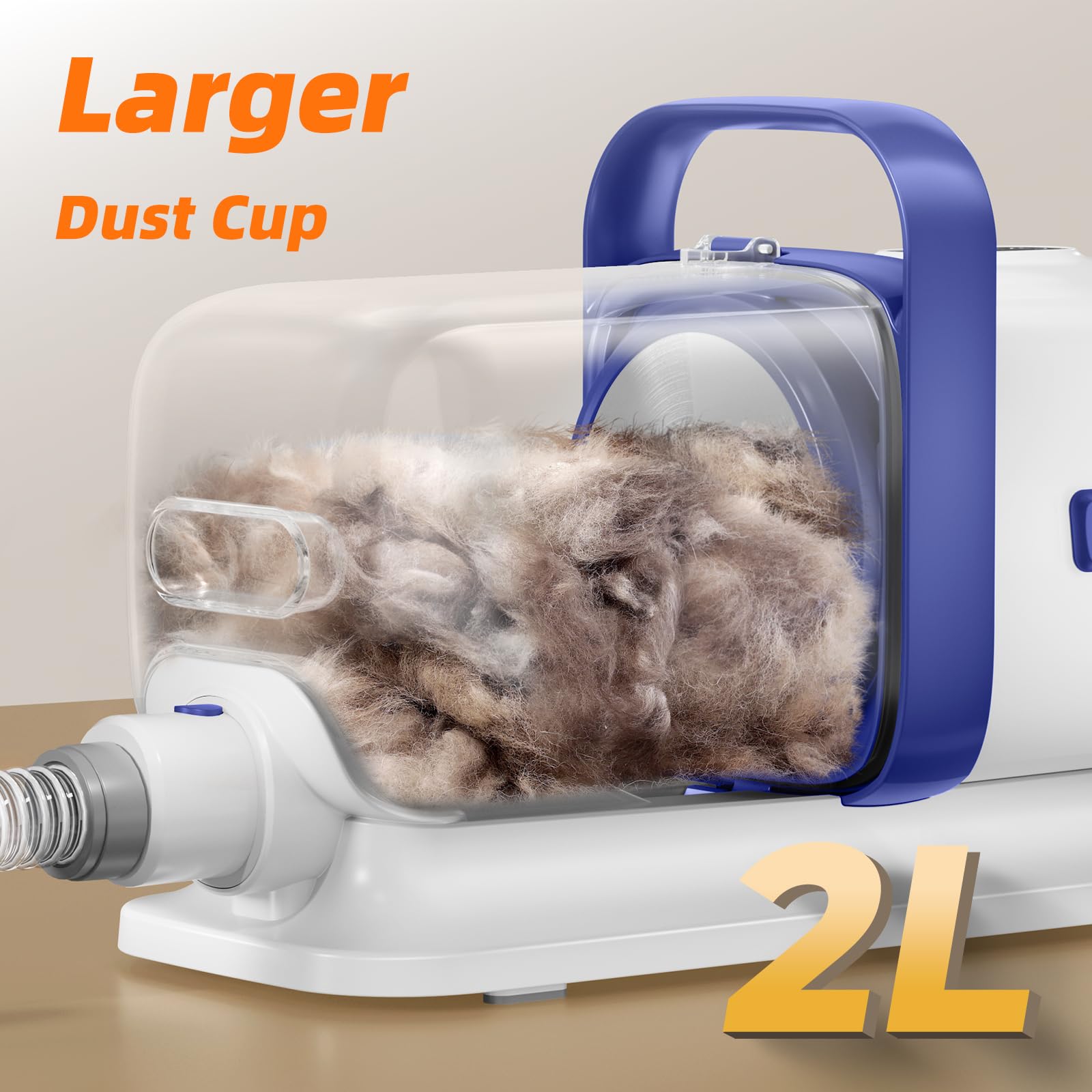 buenkee dog grooming kit clipper close-up highlights precision blades