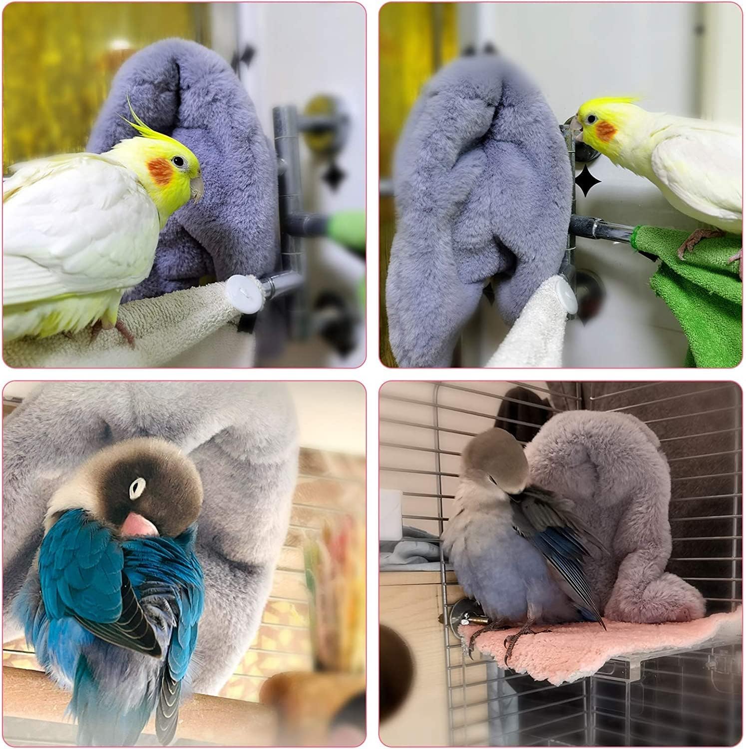 BuerKeo large size blanket provides shelter for larger birds in a calm space