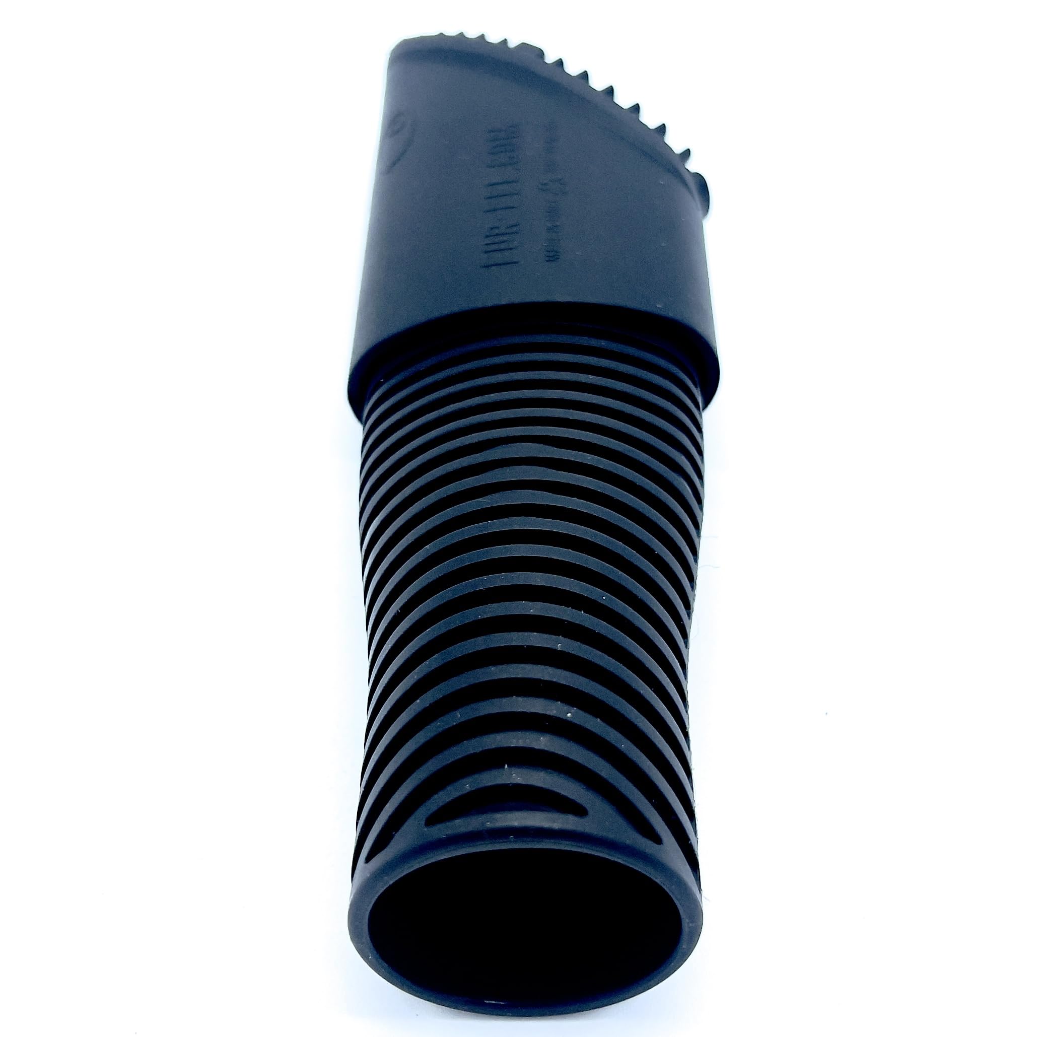 Buff Brite Fang adapter inside Fur-Eel sleeve for seamless vacuum attachment.
