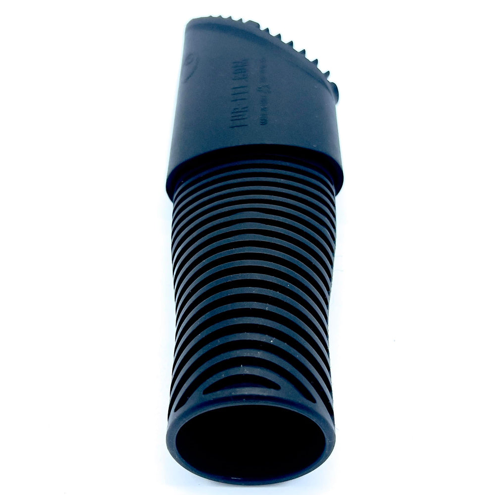 Buff Brite Fang adapter inside Fur-Eel sleeve for seamless vacuum attachment.