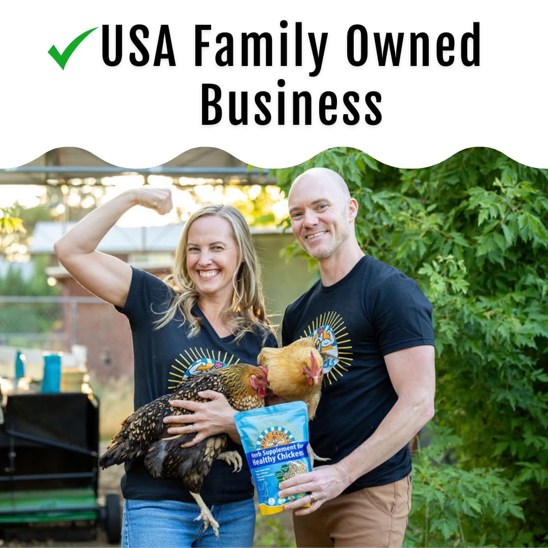 Buff Clucks Grub Fuel BSFL sustainable protein; eco-friendly poultry snack.