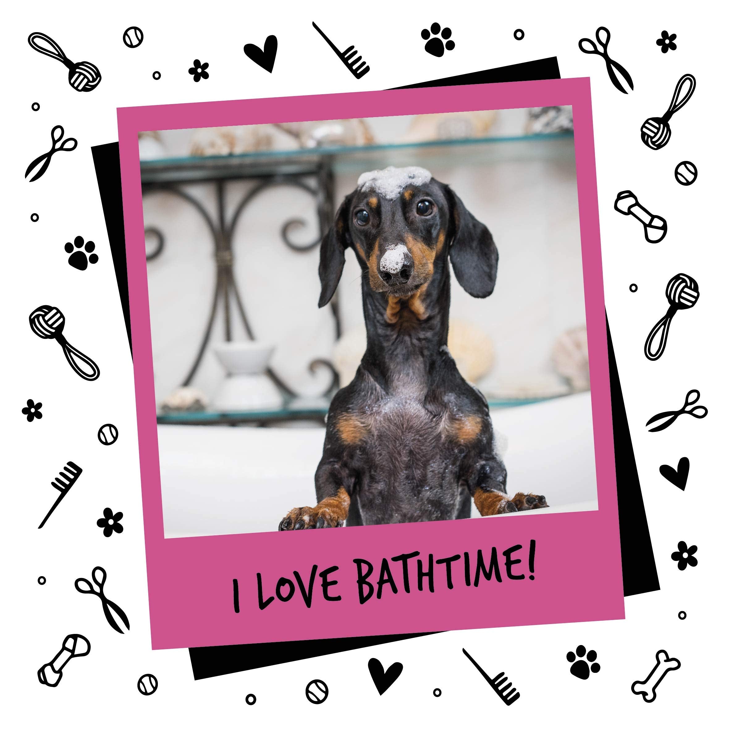 BUGALUGS Baby Fresh Shampoo puppy-ready image highlights suitability for puppies over 8 weeks