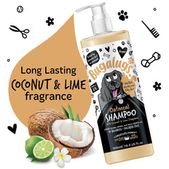 BUGALUGS packaging highlights vegan, gentle formula for dogs.