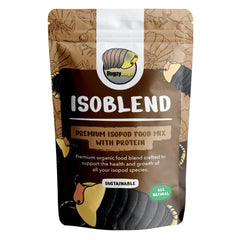 Bugzy Bugs Isoblend ingredients – split peas, vegetables, dried shrimp for nutrition.