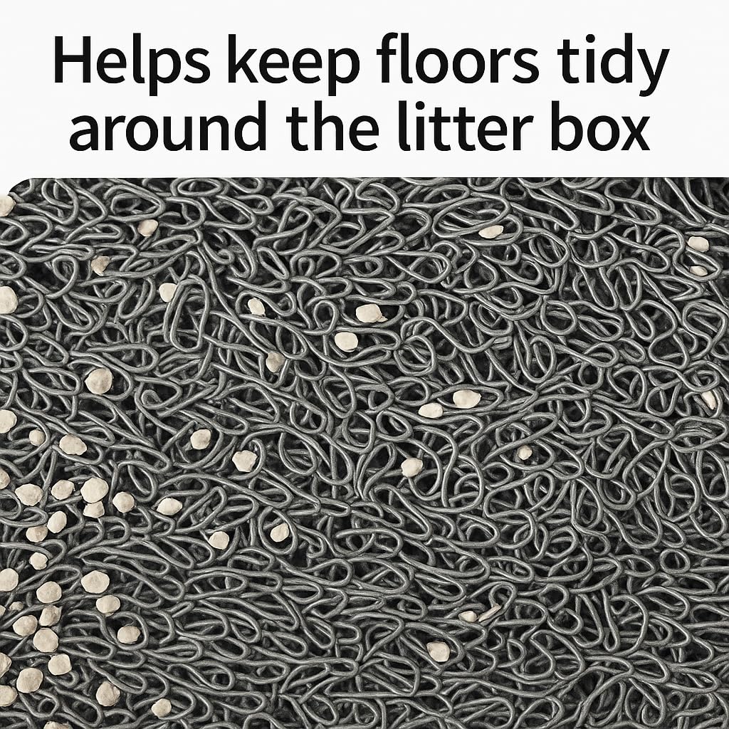 Bulk Buys Cat Litter Mat easy-clean surface for quick maintenance.