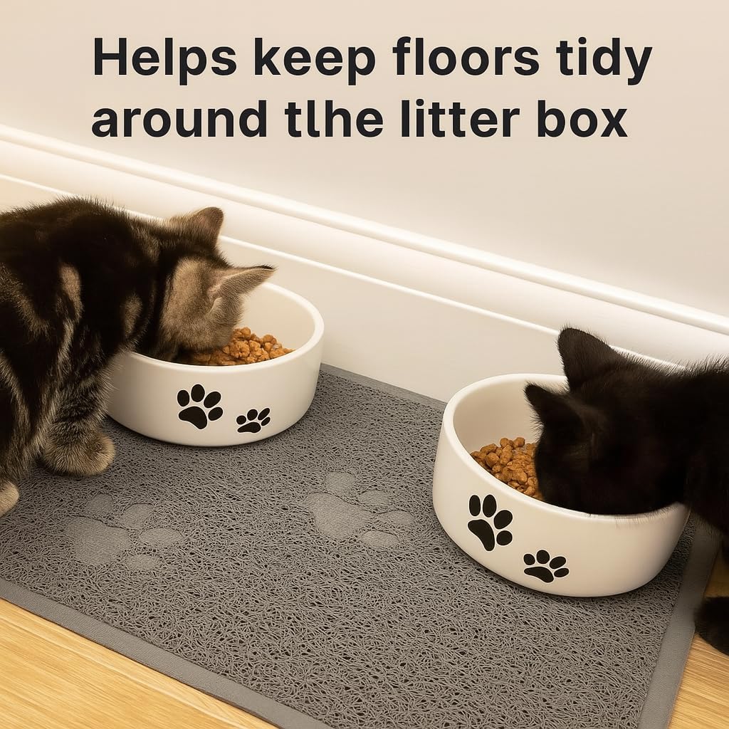 Bulk Buys Cat Litter Mat protects floors from spills.