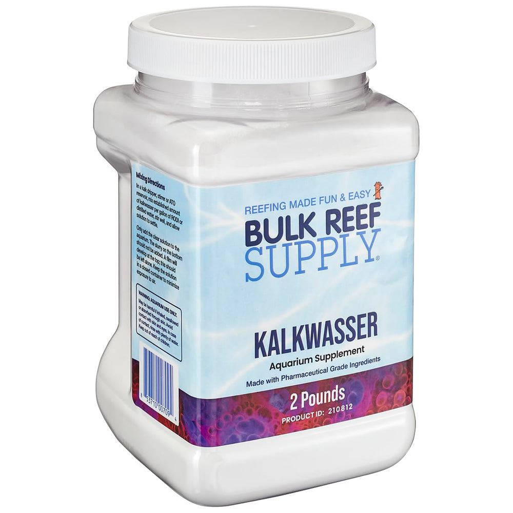 Pharma Kalkwasser mixed in an ATO reservoir for steady dosing