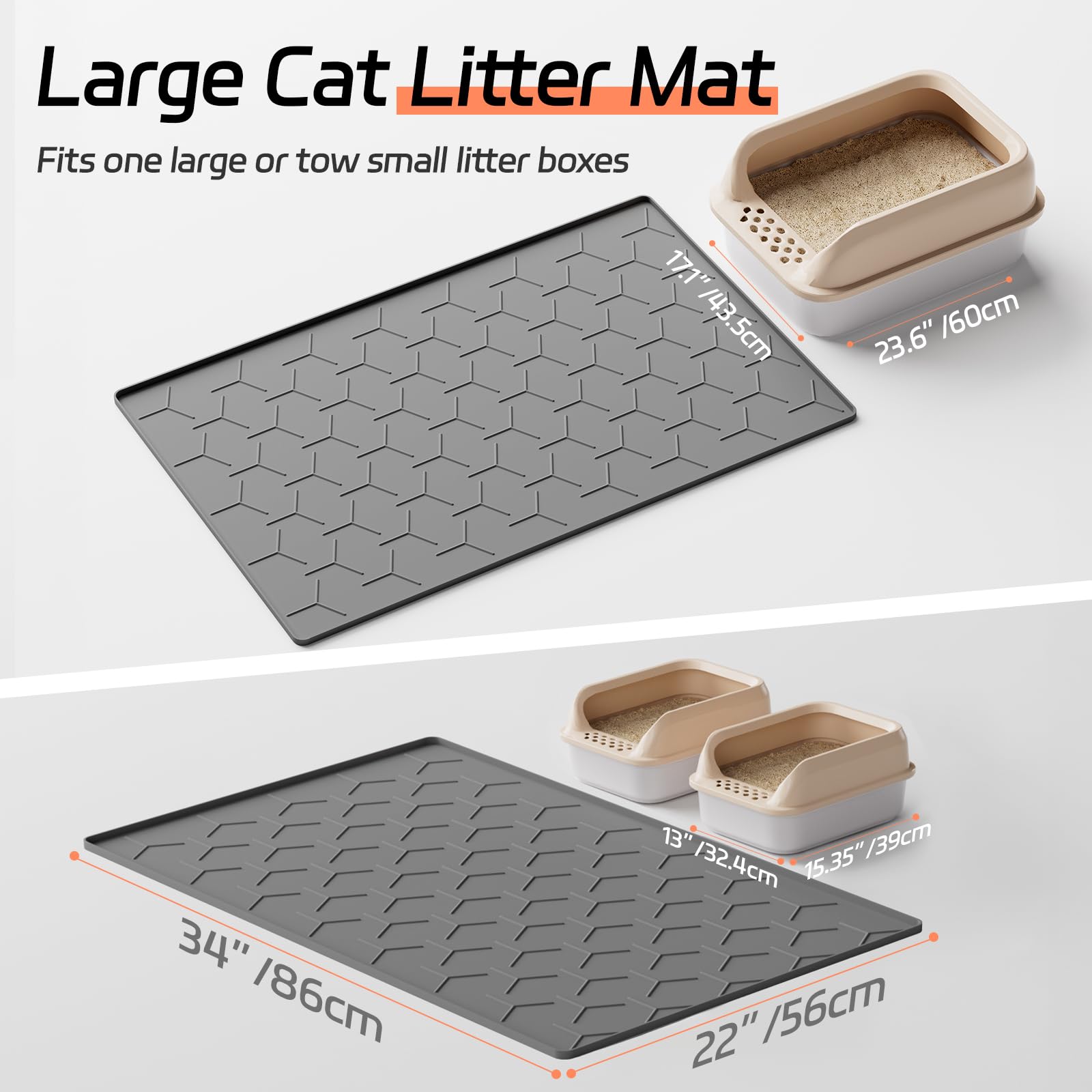 Bulkniu silicone mat features bump texture for a gentle cat massage.