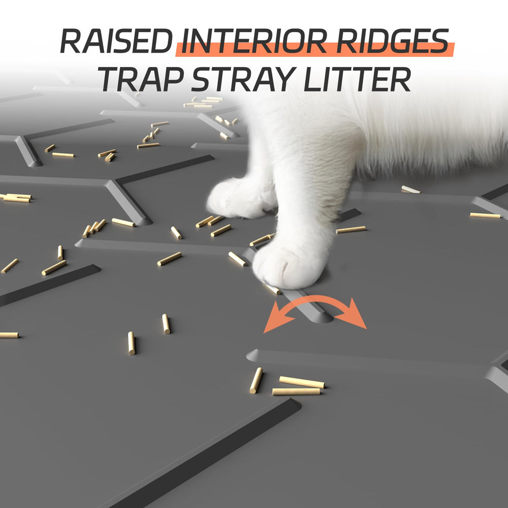 Bulkniu silicone mat features anti-slip base for secure placement on slick floors.