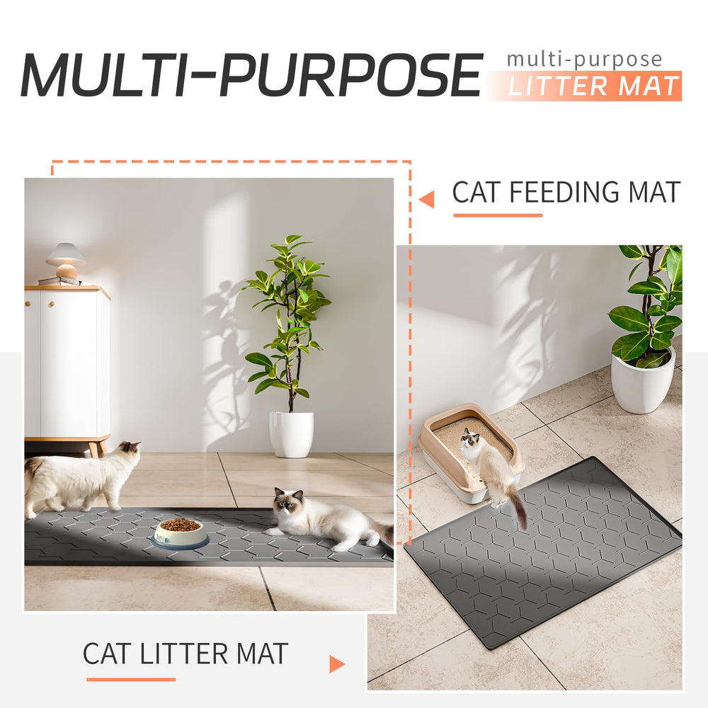 Bulkniu interior ridges lift litter for easy collection and cleaning.