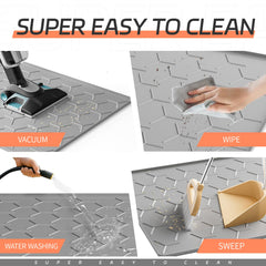 Bulkniu silicone mat with massage bumps enhances kitty comfort.