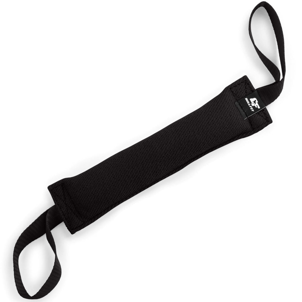 Bull Fit K9 bite tug with durable French Linen for long-lasting play