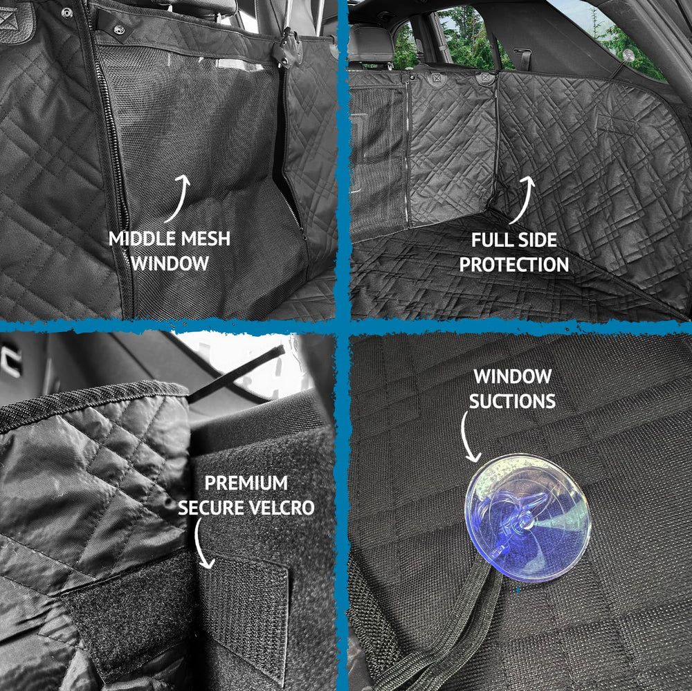 Bulldogology cargo liner installs in under 30 seconds with adjustable straps.