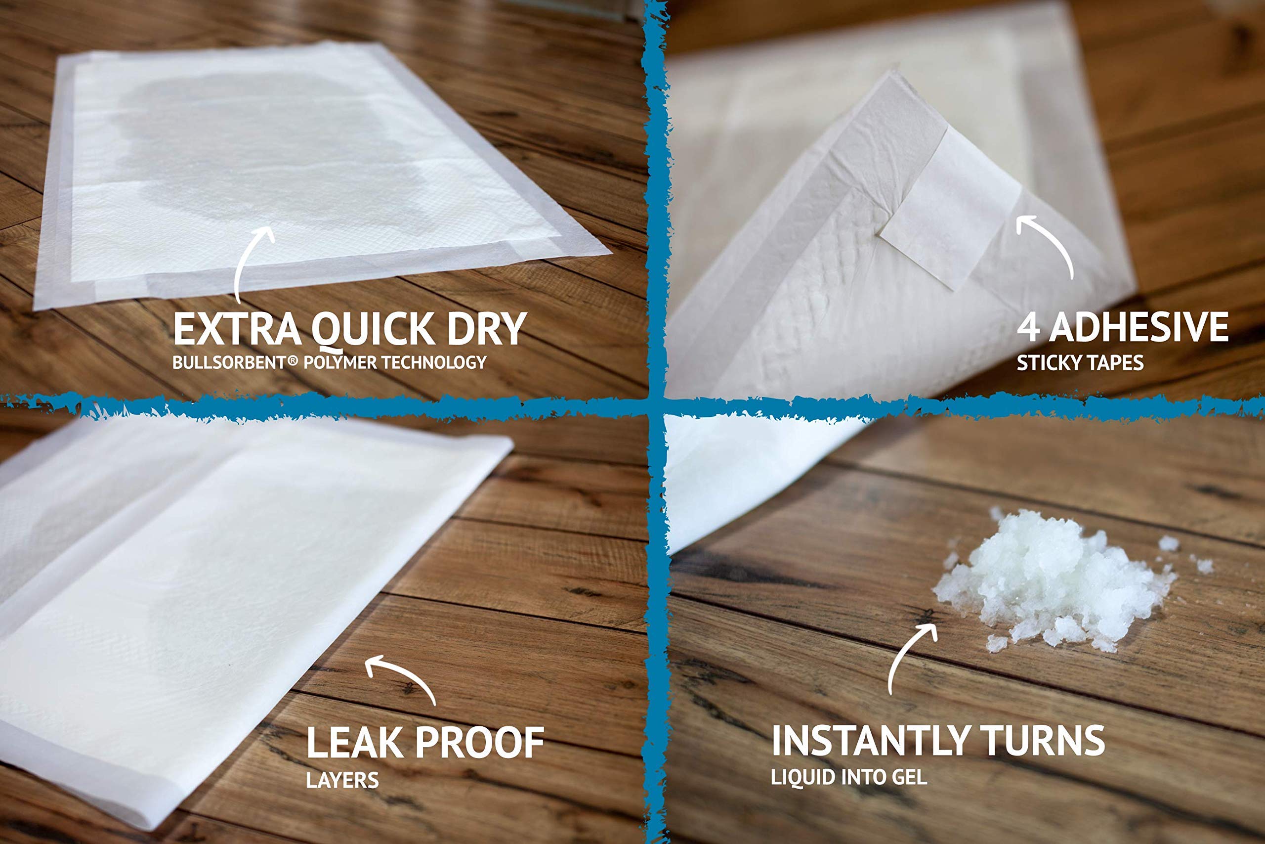 Bulldogology Puppy Pad XL includes odor control for a fresher home.