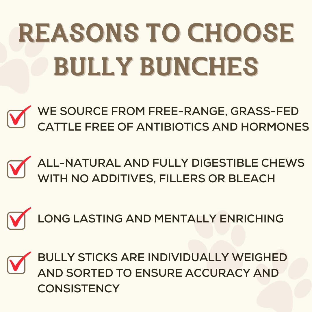 20-pack Bully Bunches keeps dogs happily chewing with safe, long-lasting treats.