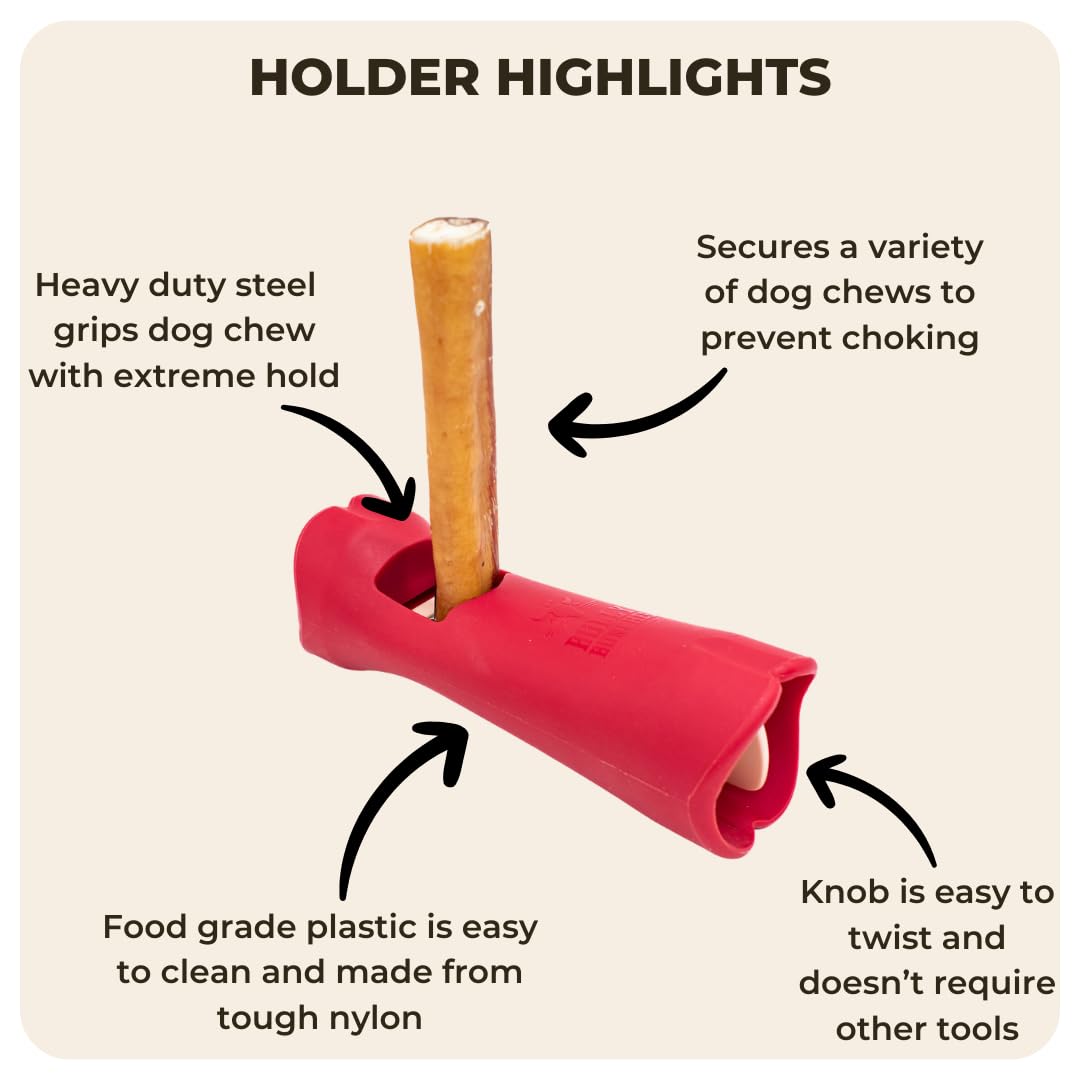 Bully Bunches Mega Hold holder fits bully sticks of different sizes