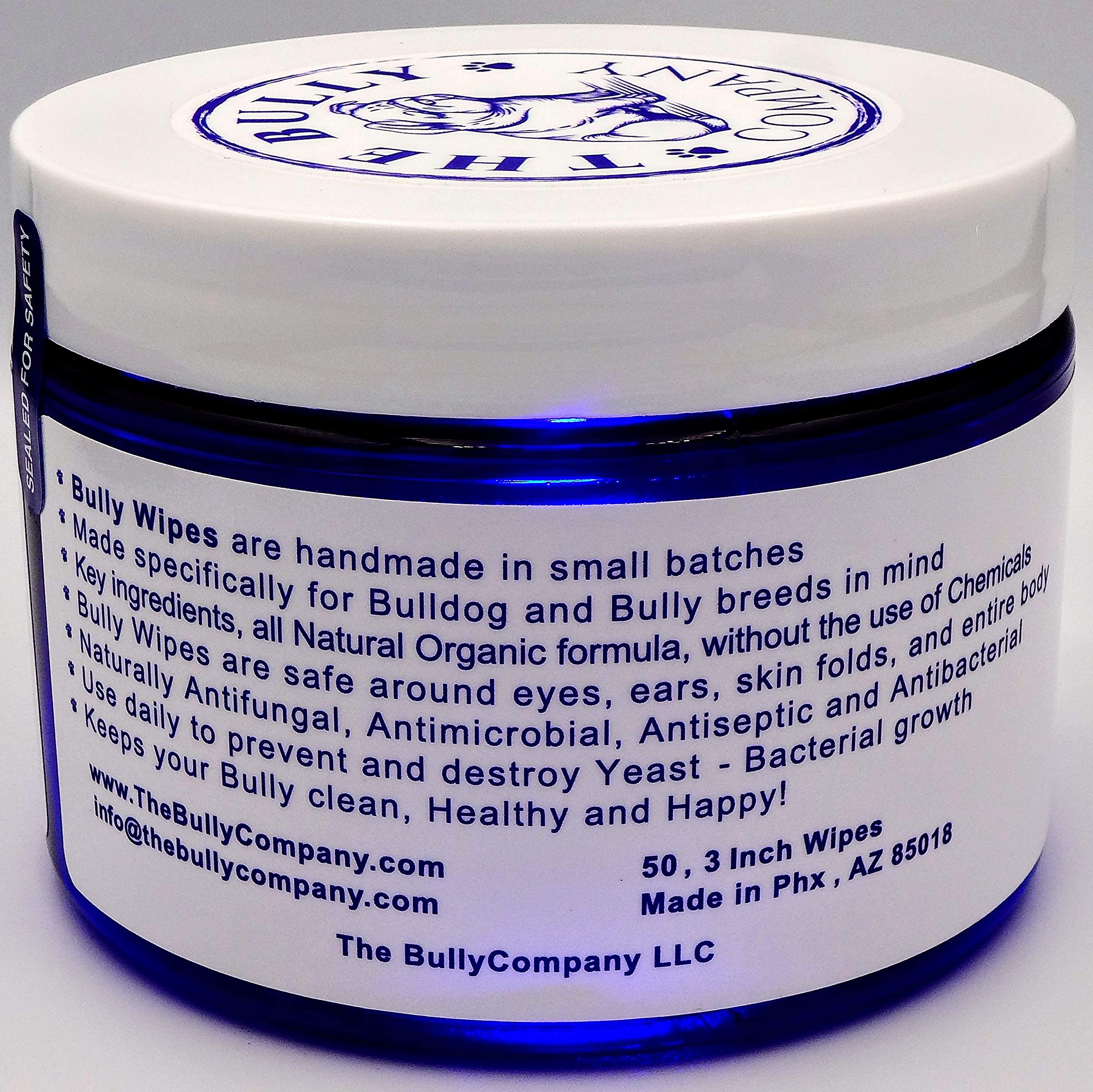 Bully Wipes ear care closeup for safe cleaning near ears