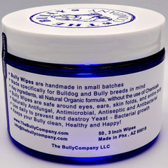 Bully Wipes ear care closeup for safe cleaning near ears