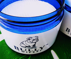 Bully Wipes paw folds closeup supporting dirt removal and hydration