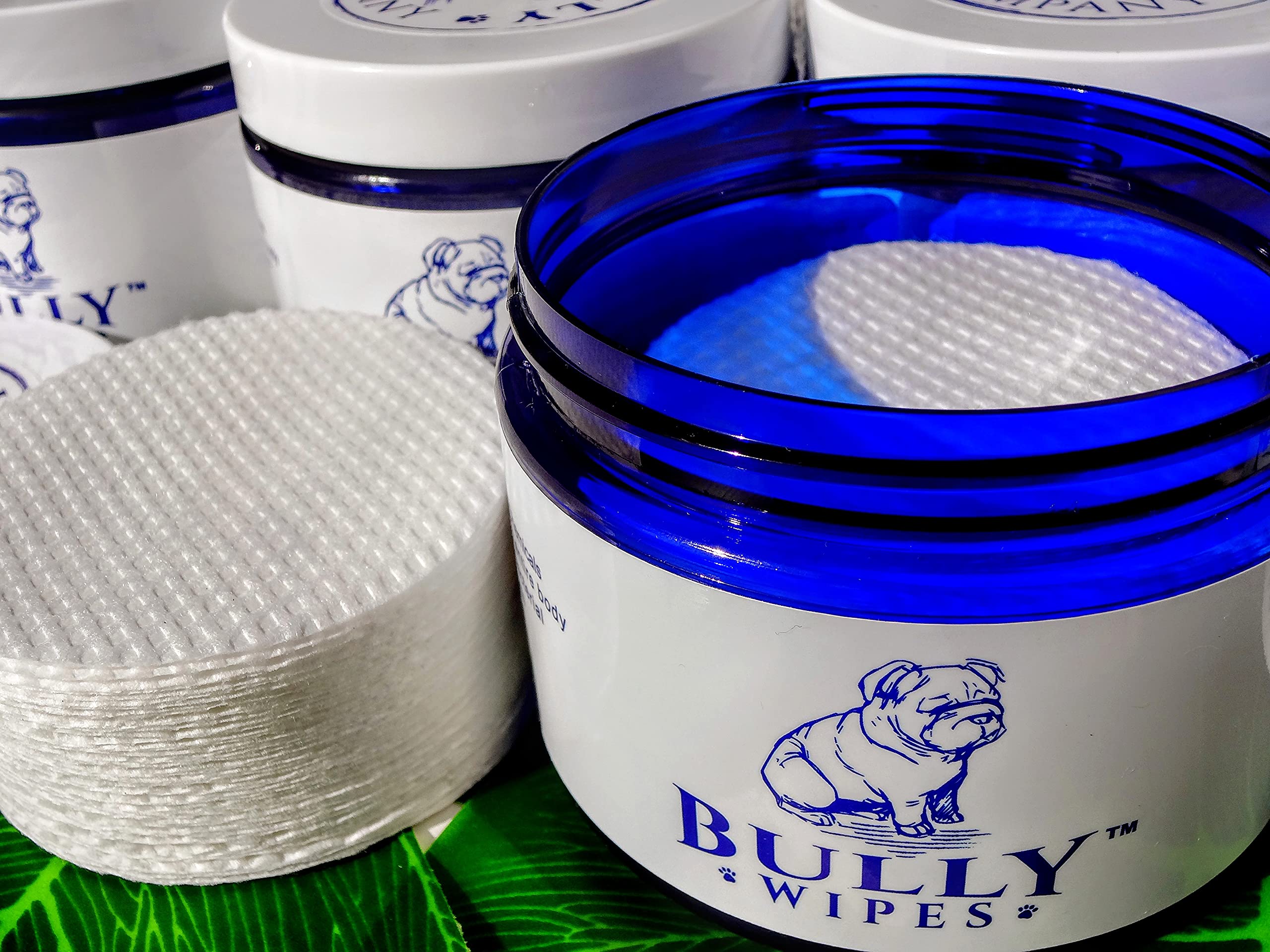 Bully Wipes textured wipe closeup highlighting scrubbing texture for dirt lift