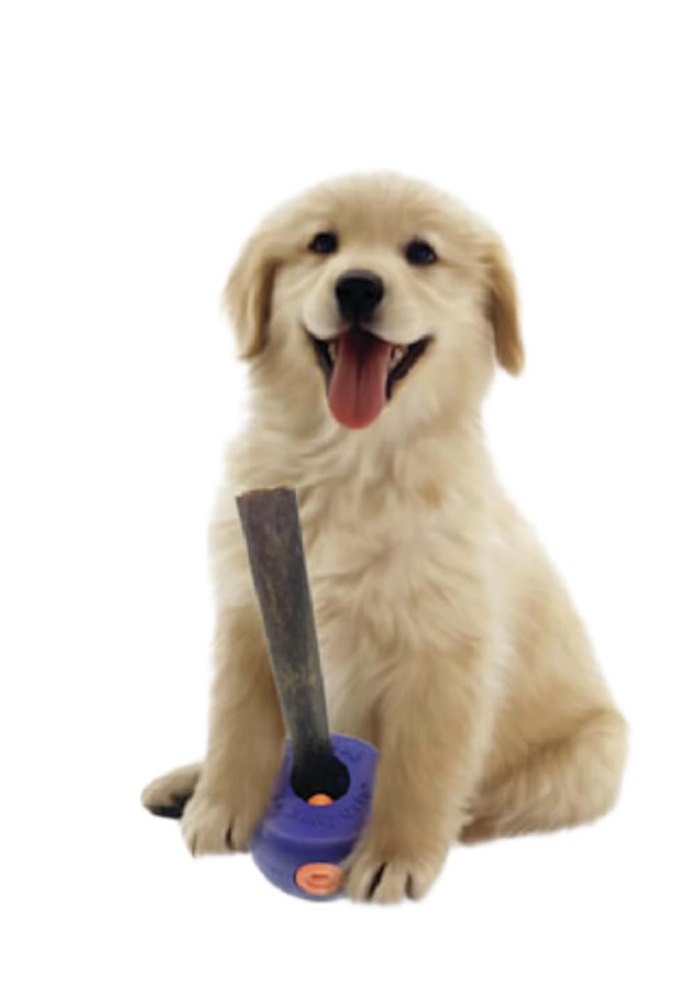 Bully Grip Bully Lok setup image shows quick securement of a treat