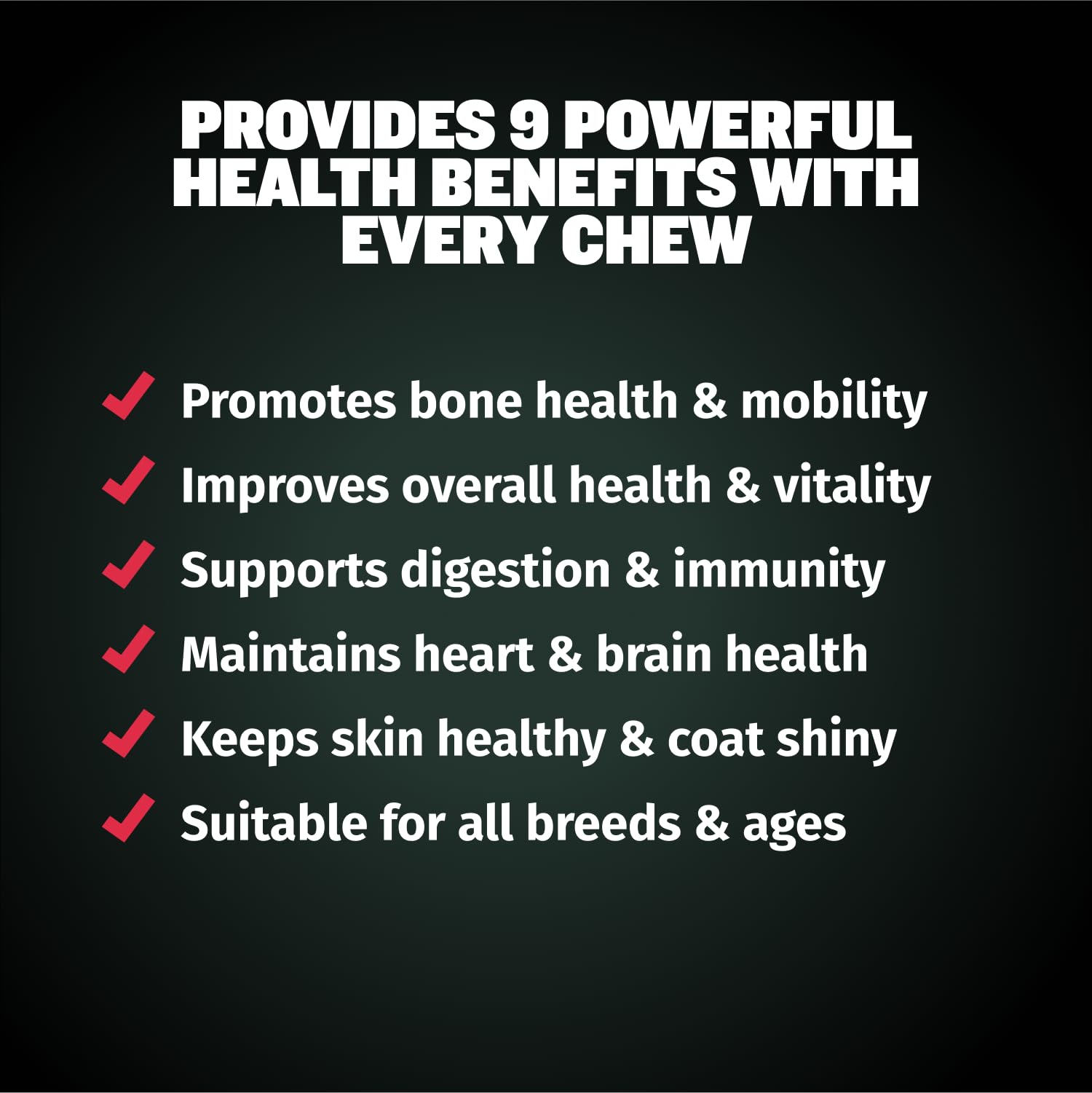 Bully Max glucosamine-chondroitin joint support shows mobility-focused nutrients
