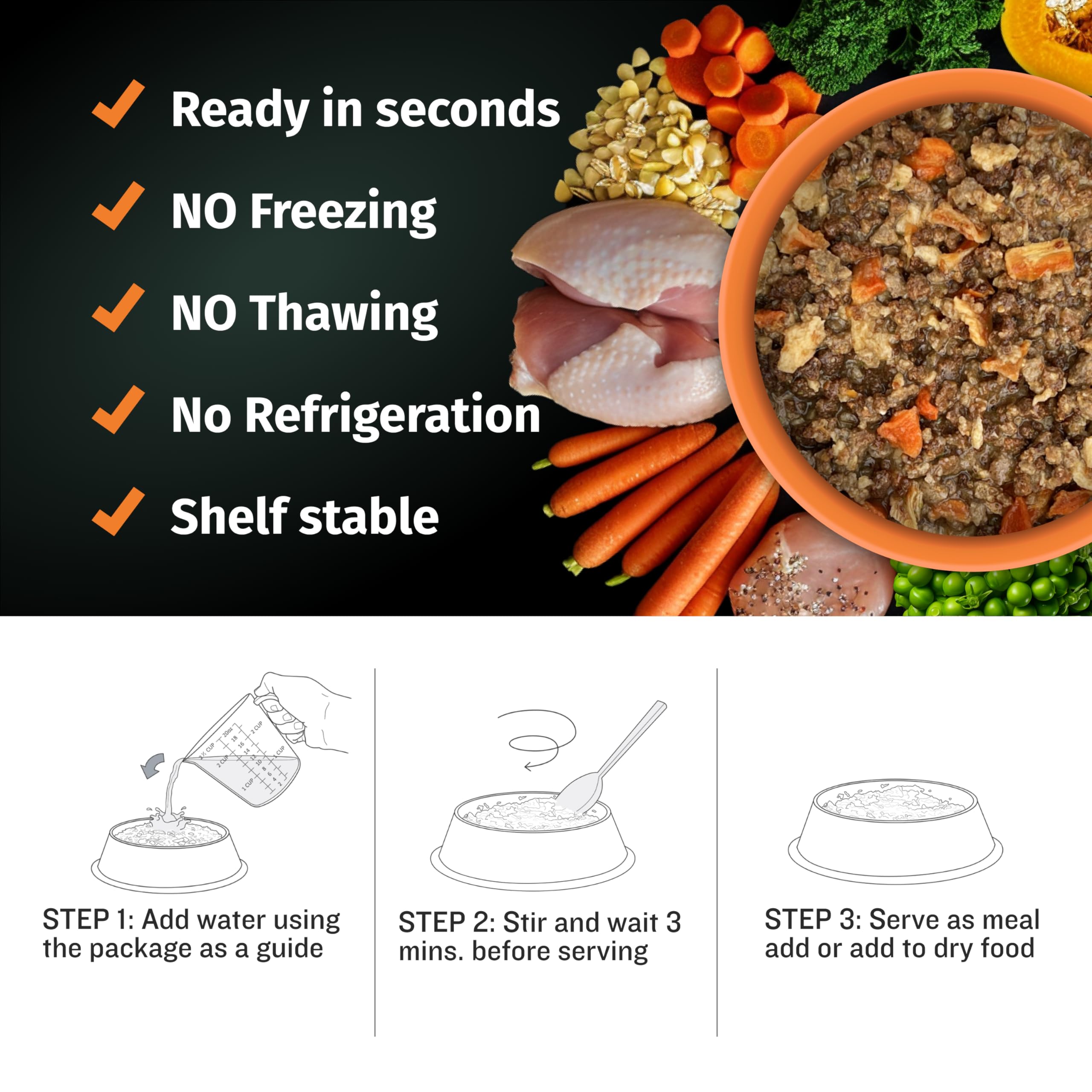 Puppy growth shot featuring Bully Max Wet Food protein support for development.