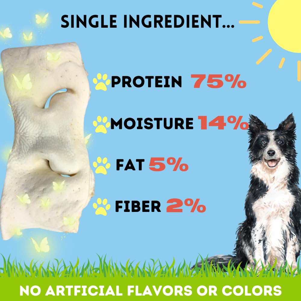 Bullysticks & More cross-section view of smoked beef cheek snout