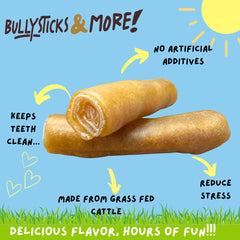 BULLYSTICKS & MORE extra-thick roll ready for training rewards.