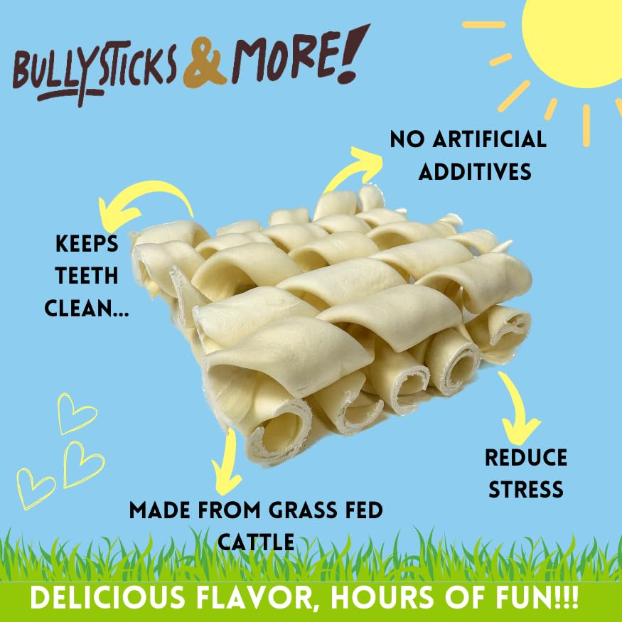 No-hide bones label on Bullysticks & More packaging signals single-ingredient chew.