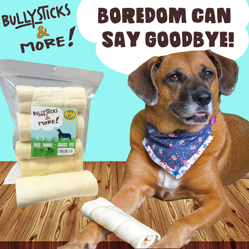 BULLYSTICKS & MORE no-hide rolls offer a clean, single-ingredient chew experience
