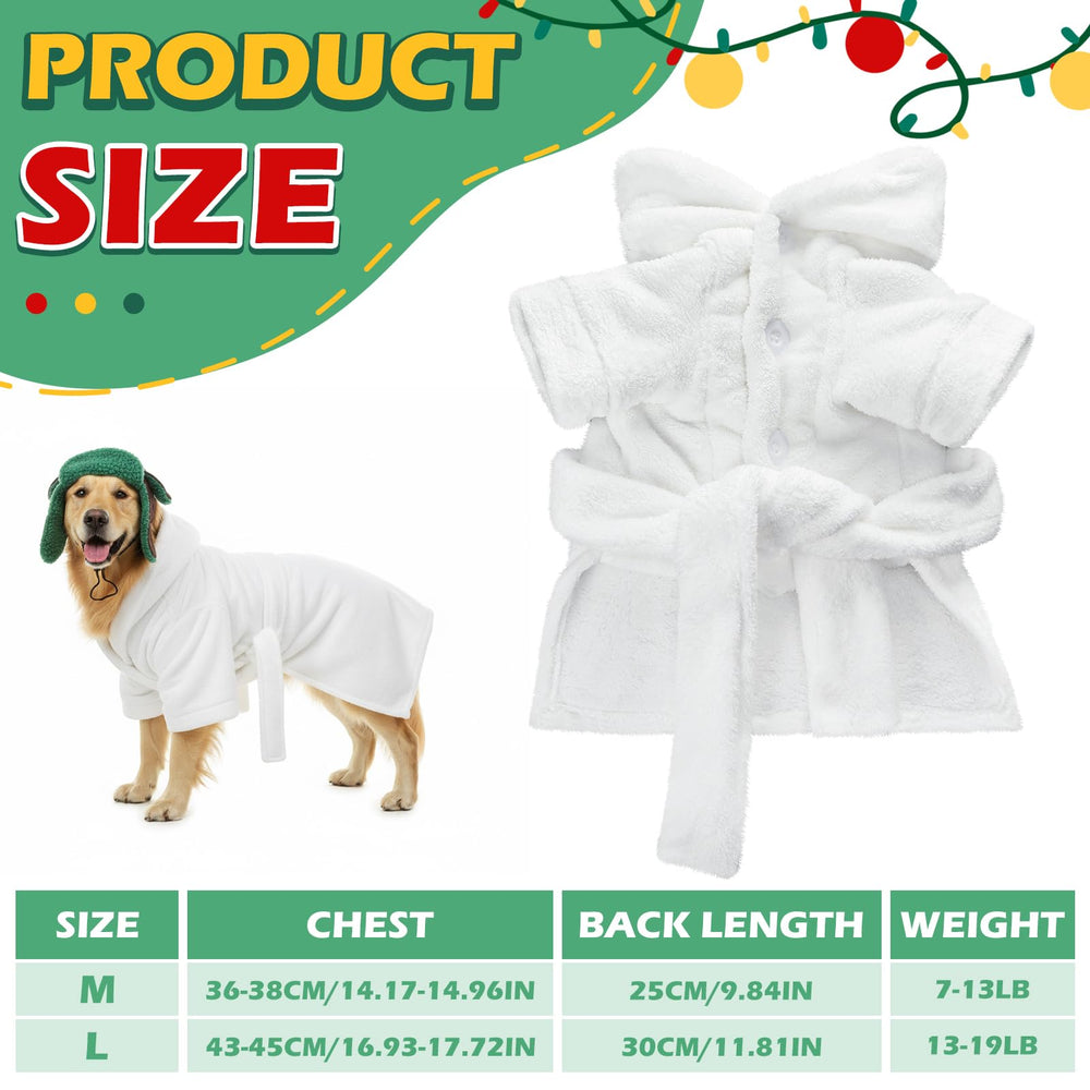 Bulyoou dog costume open-front bathrobe making dressing quick and easy