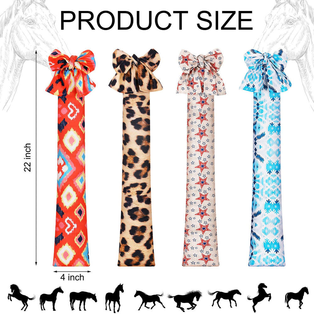 Bulyoou horse tail bags stretchy 22in highlight secure fit and clean tail management.
