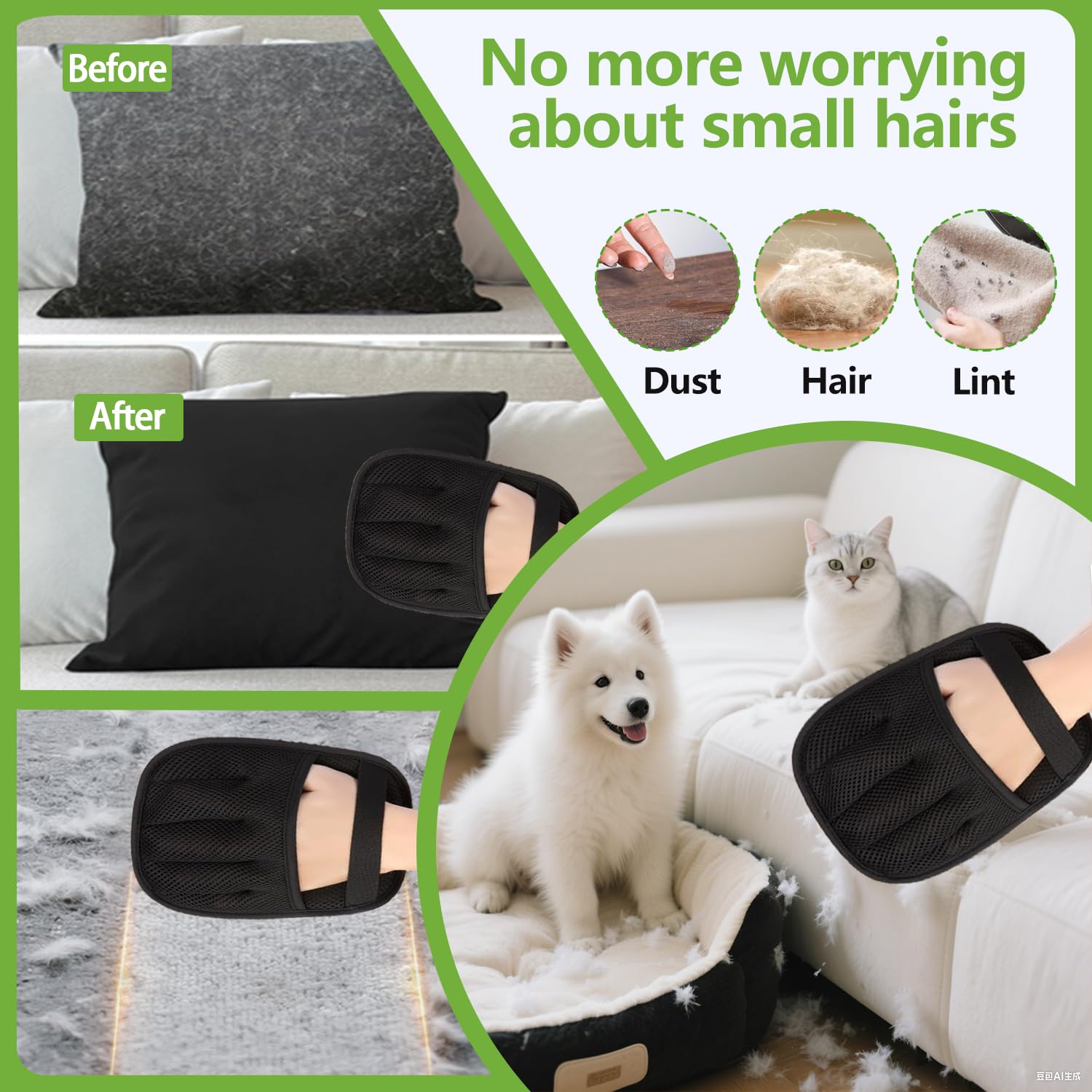 Bumilily reusable washable glove reduces waste