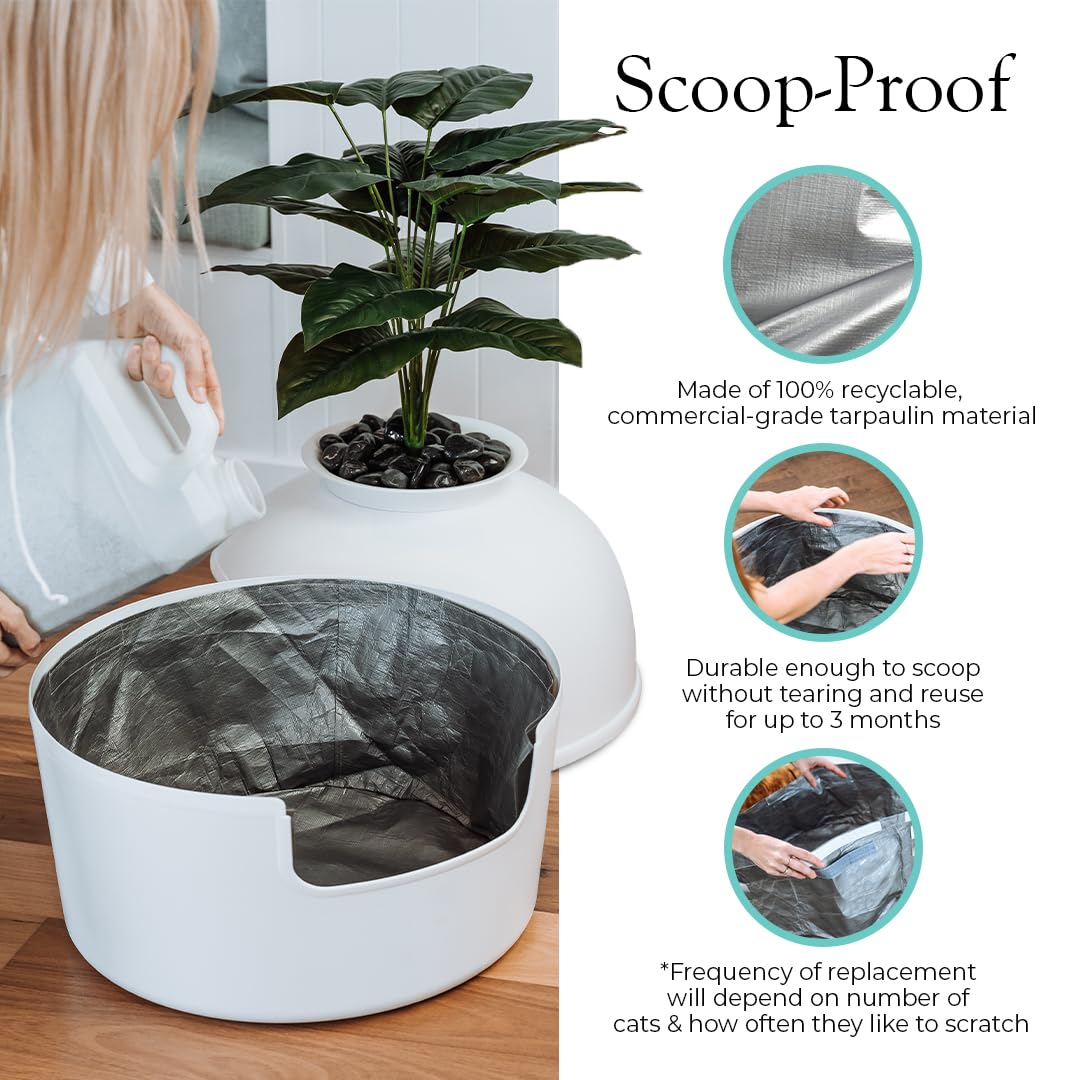 Bundle & Bliss scratch-resistant liner resists wear during cleaning