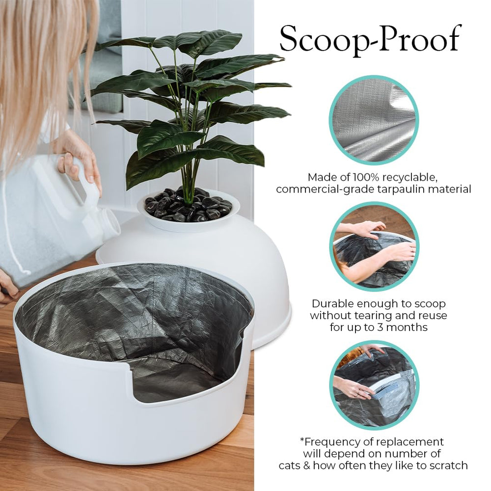 Bundle & Bliss scratch-resistant liner resists wear during cleaning